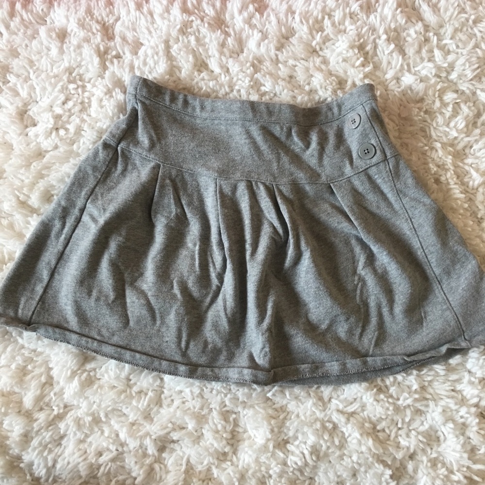 GAP gray uniform pleated skirt